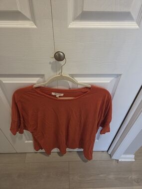Madewell Women's Boxy Short Sleeve Tee - Burnt Orange